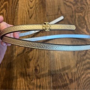 Gold Tory Burch belt